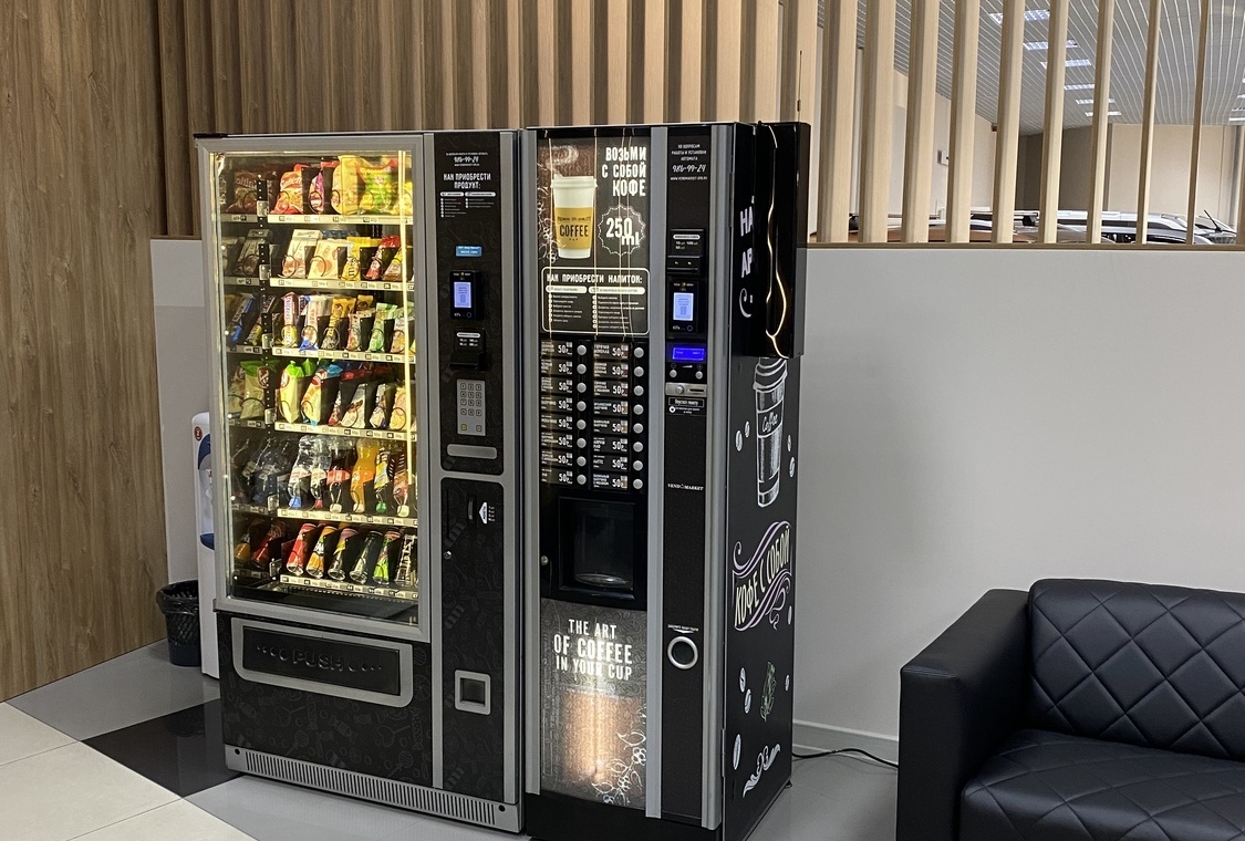 Установка кофейных автоматов в бизнес центре Санкт-Петербурга